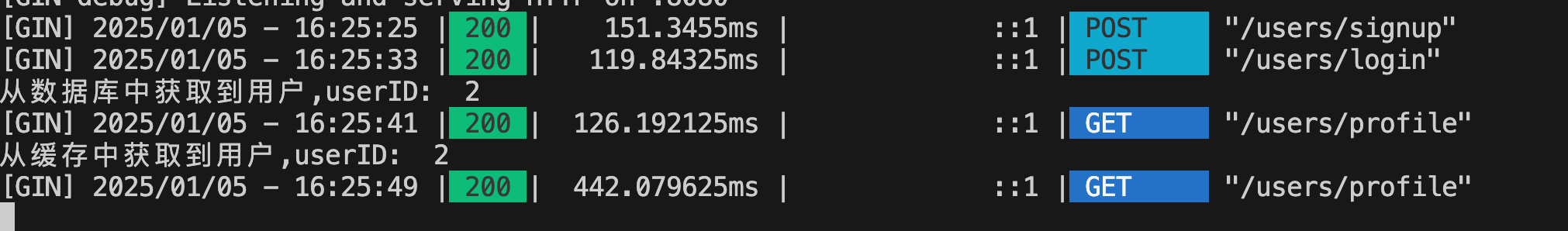 redis 缓存结果图